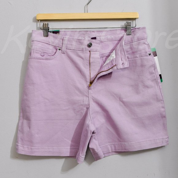 NWT Gloria Vanderbilt Ladies' Amanda Short  Purple‎ - Picture 2 of 9